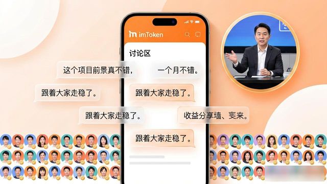 客户下载imToken后怎么引导投资