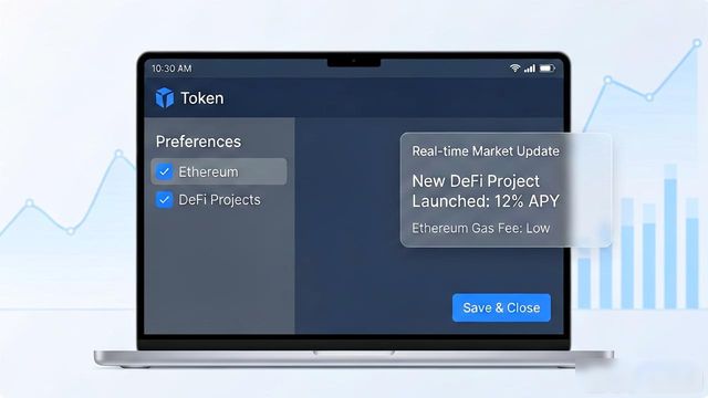Token官方版更新提醒功能_Token官方版自定义更新频率_token官方版下载安装后的随时更新提醒，确保用户武装好最新的市场信息与分析。