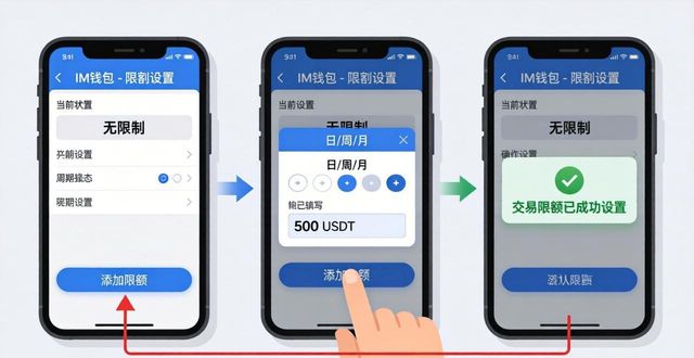 用户指导：如何在im钱包App中设置交易限额？_im钱包设置交易限额_im钱包资产选项操作