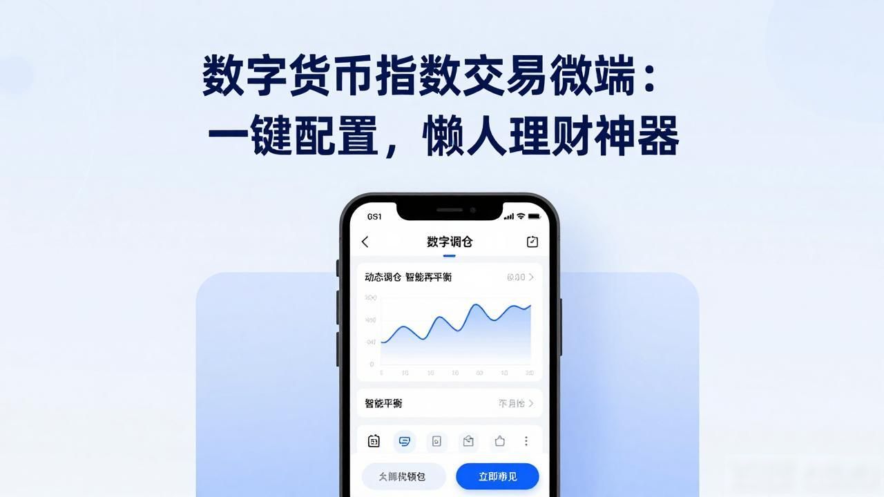 数字货币指数交易微端：一键配置，懒人理财神器