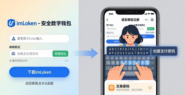 imToken钱包官网的用户注册与设置流程_imToken钱包公链添加地址核对_imToken钱包下载注册安全设置