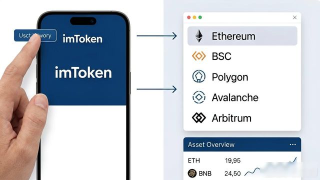 imToken 钱包怎么下载？新手如何切换多链网络