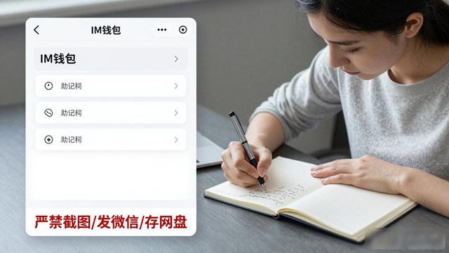 安全助记词抄录方法_数字货币IM钱包下载官网_新手必看：im钱包官方下载安装全攻略