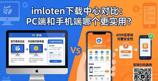 PC端批量下载文件校验功能_imtoken下载中心PC端与手机端详细对比_手机端一键安装系统适配