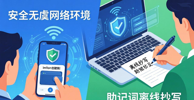 imToken钱包安全下载官网官方应用商店_如何通过imToken下载安装提高资产的保障性？_imToken助记词离线抄写安全网络环境操作